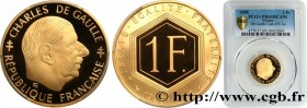 COMMEMORATIVE COINS MONNAIE DE PARIS
Type : Belle Epreuve Or 1 franc - De Gaulle 
Date : 1988 
Mint name / Town : Paris 
Quantity minted : 20000 
Meta...