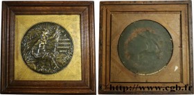 III REPUBLIC
Type : Plaque, les étudiants hellènes au philhellène Antide Boyer 
Date : (1899) 
Metal : bronze 
Diameter : 261  mm
Obverse legend : (lé...