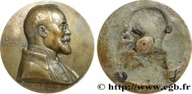 III REPUBLIC
Type : Médaille, Essai uniface, Louis Barthou 
Date : (1927) 
Metal : bronzed tin 
Diameter : 127  mm
Weight : 659  g.
Edge : lisse 
Obve...