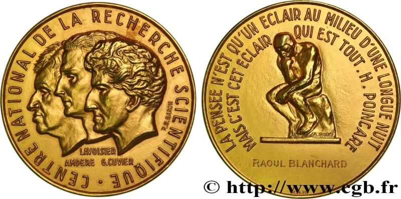 V REPUBLIC
Type : Médaille d’or du CNRS, décernée à Raoul Blanchard 
Date : (196...