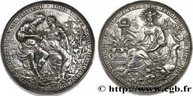 NETHERLANDS - KINGDOM OF HOLLAND
Type : Médaille de mariage 
Date : n.d. 
Metal : silver 
Diameter : 74  mm
Weight : 73,62  g.
Edge : lisse + poinçons...