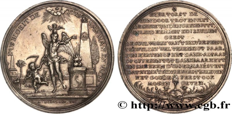 NETHERLANDS - KINGDOM OF HOLLAND
Type : Médaille, Noces d’argent d’A. van Hoboke...