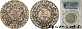 MOROCCO - FRENCH PROTECTORATE
Type : Piéfort Essai de 20 Francs AH 1366 
Date : 1947 
Mint name / Town : Paris 
Quantity minted : 104 
Metal : copper ...