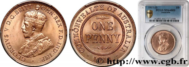 AUSTRALIA - GEORGE V
Type : 1 Penny 
Date : 1911 
Mint name / Town : Londres 
Qu...