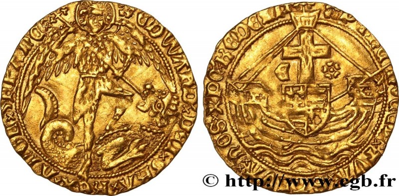 ENGLAND - KINGDOM OF ENGLAND - EDWARD IV
Type : Ange d'or 
Date : n.d 
Mint name...