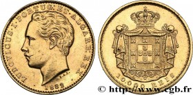 PORTUGAL - KINGDOM OF PORTUGAL - LUIS I
Type : 10.000 Reis 
Date : 1882 
Mint name / Town : Lisbonne 
Quantity minted : 15000 
Metal : gold 
Millesima...