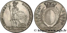 SWITZERLAND - CANTON OF LUCERNE
Type : 4 Franken 
Date : 1814 
Mint name / Town : Lucerne 
Quantity minted : 43794 
Metal : silver 
Millesimal finenes...