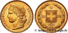 SWITZERLAND - CONFEDERATION
Type : 20 Francs Helvetia 
Date : 1893 
Mint name / Town : Berne 
Quantity minted : 121000 
Metal : gold 
Millesimal finen...