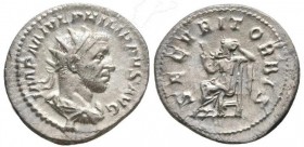 Philippus Arabs Antoninianus Securitas. 3,56 g / 23 mm