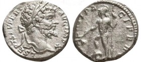 Septimius Severus Denarius Mars Branch. 4,04 g / 17 mm