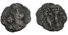 Sasanian kingdom, Shapur I, AE Pashiz, fine, R, 1.29g/ 12mm