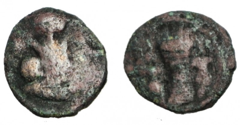 Sasanian kingdom, Shapur I, AE Pashiz, fine, R, 1.92g/ 15mm