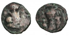 Sasanian kingdom, Shapur I, AE Pashiz, fine, R, 1.92g/ 15mm
