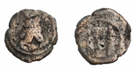 Sasanian kingdom, Bahram I, AE Pashiz, fine, RR, 1.09g/ 12mm