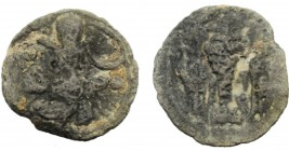 Sasanian kingdom, Shapur II, Lead Pashiz, fine,3.81g/ 16mm