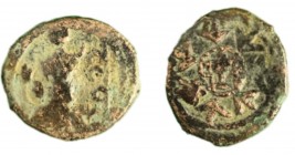 Sasanian kingdom, Yazdgird I, AE Pashiz, fine, RRR, 1.44g/12mm