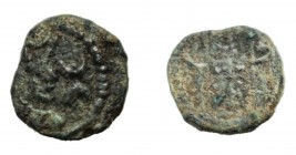 Sasanian kingdom, Bahram V, AE Pashiz, fine, 1.24g/11mm