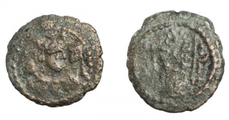 Sasanian kingdom, Bahram V, AE Pashiz, fine, 1.52g/12mm