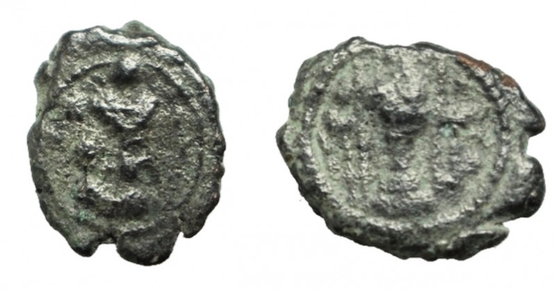 Sasanian kingdom, Bahram V, AE Pashiz, fine, 1.86g/14mm