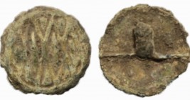 Anonymous, Lead currency, probably Bactrian, 2,10g/ 15mm