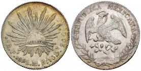 México. 8 reales. 1892. San Luis de Potosí. MR. (Km-377.12). Ag. 26,94 g. Bonita pátina. Buen ejemplar. EBC+. Est...90,00.