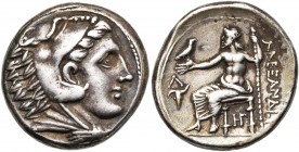 ROYAUME DE MACEDOINE, Alexandre III le Grand (336-323), AR tétradrachme, 320-315 av. J.-C., Amphipolis. D/ T. d''Héraclès à d., coiffé de la dépouille...