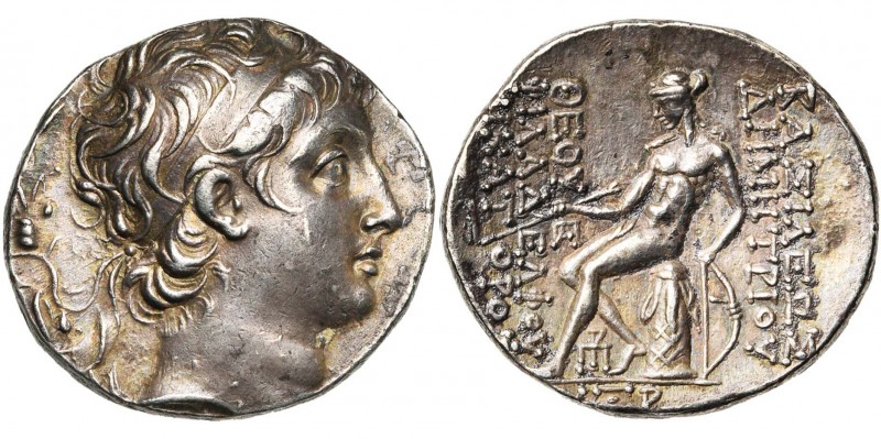 ROYAUME SELEUCIDE, Démétrios II Nicator, 1er règne (146-144), AR tétradrachme, 1...