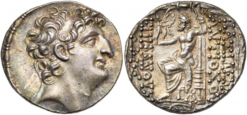 ROYAUME SELEUCIDE, Antiochos VIII Grypous, 4e règne (108-96), AR tétradrachme, A...