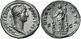 HADRIEN (117-138), AE sesterce, 119-138, Rome. D/ HADRIANVS-AVGVSTVS P P T. l. à d. R/ HILA-RI-TAS P R/ S-C/ COS III Hilaritas deb. à g., ten. une pal...