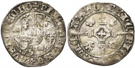 NEDERLAND, HOLLAND, Philips de Schone (1482-1506), AR groot, z.j. (1489-1492), Dordrecht. Vz/ Wapen van Oostenrijk-Bourgondië in het veld. Kz/ BENE-DI...