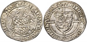 LUXEMBOURG, Duché, Jean de Bavière et Elisabeth de Görlitz, engagistes (1419-1425), AR beyersgroschen, 1419-1424, Luxembourg. D/ Griffon assis de f., ...