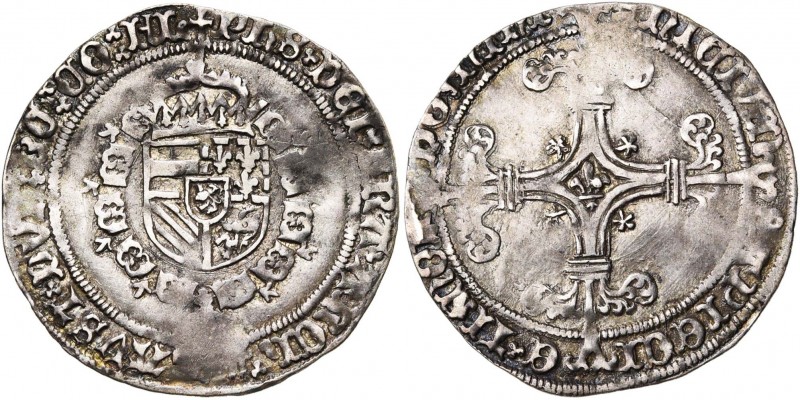 VLAANDEREN, Graafschap, Philips de Schone (1482-1506), AR zilveren vlies, z.j. (...