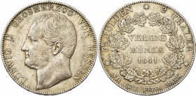 ALLEMAGNE, HESSE-DARMSTADT, Ludwig II (1830-1848), AR double Taler, 1841. J. 40; A.K.S. 99; Thun 195; Dav. 702. Petits coups.

Très Beau / Very Fine...