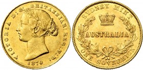 AUSTRALIE, Victoria (1837-1901), AV souverain, 1870, Sydney. Fr. 10.

Très Beau / Very Fine