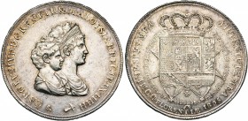 ITALIE, TOSCANE, Royaume d''Etrurie, Charles Louis et Marie Louise (1803-1807), AR dena (10 lire), 1805, Florence. 1er type. M. 230; G. 9b. Rare.

T...