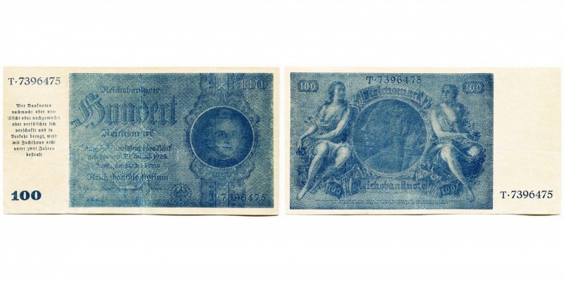 ALLEMAGNE, Reichsbank de Graz, Linz et Salzbourg, 100 Reichsmark, s.d. (1945, av...