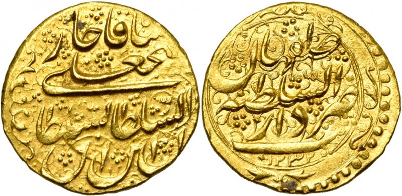 IRAN, QAJAR Fath `Ali Shah (AD 1797-1834/AH 1212-1250) AV toman, AH 1232, Isfaha...