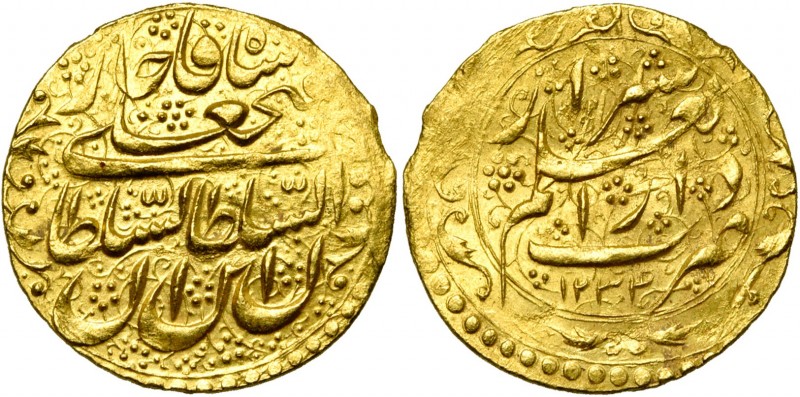 IRAN, QAJAR Fath `Ali Shah (AD 1797-1834/AH 1212-1250) AV toman, AH 1234, Shiraz...