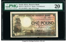 South Africa South African Reserve Bank 1 Pound 26.9.1921 Pick 75 PMG Very Fine 20. 

HID09801242017

© 2020 Heritage Auctions | All Rights Reserved