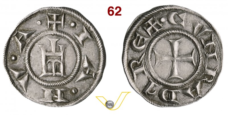 GENOVA - REPUBBLICA (1139-1339) Grosso da 6 Denari. D/ Castello R/ Croce. MIR 12...