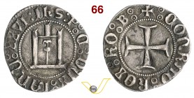 GENOVA - PIETRO DI CAMPOFREGOSO, Doge XXVI (1450-1528) Grosso. D/ Castello R/ Croce. Lun. 98 MIR 94 Ag g 3,16 BB+