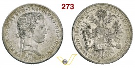 ITALIA - FERDINANDO I D’ASBURGO LORENA (1835-1848) Mezzo Tallero 1848. Pag. 260 Ag g 13,85 Molto rara • Moneta battuta durante l’assedio italiano di M...