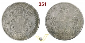 BENEDETTO XIV (1740-1758) Scudo 1740, Bologna. D/ Stemma R/ Croce con estremità ornate e nei quarti in basso due stemmi. Munt. 225 Ag g 23,75 Estremam...