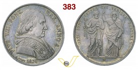 PIO VIII (1829-1830) Scudo 1830 I, Bologna. Pag. 126 Ag g 26,45 Rara • Esemplare con bellissima patina di medagliere e fondi lucenti q.FDC