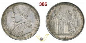 GREGORIO XVI (1831-1846) Scudo 1831 I, Bologna. Pag. 153 Ag g 26,57 • Bella patina su fondi lucenti SPL