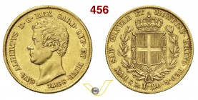 CARLO ALBERTO (1831-1849) 20 Lire 1848 Genova. MIR 1045ab Pag. 206 Au g 6,45 q.SPL