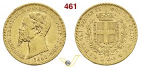VITTORIO EMANUELE II, Re di Sardegna (1849-1861) 20 Lire 1850 Genova. MIR 1055a Pag. 337 Au g 6,43 MB/BB