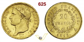 FRANCIA NAPOLEONE I, Imperatore (1805-1814) 20 Franchi 1813 A (Parigi) Varesi 310 Au SPL÷FDC