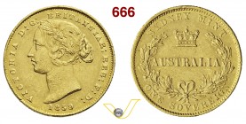 AUSTRALIA VITTORIA (1837-1901) Sovrana 1859. Kr. 4 Fb. 10 Au g 7,97 BB