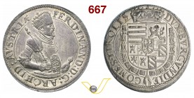 AUSTRIA FERDINANDO II, Arciduca (1564-1595) Tallero s.d., Hall. Dav. 8097 Ag g 28,47 SPL/q.FDC